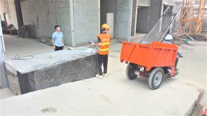 Hình ảnh thực tế bàn giao xe điện có ben cho anh Thức tại Hải Phòng