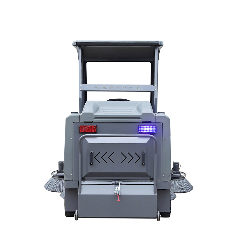 Xe-quet-rac-qd16000 Mặt sau xe quét rác QD16000 hãng vishiko