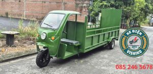 Xe điện Vishiko 3 bánh chuẩn bị chạy thử