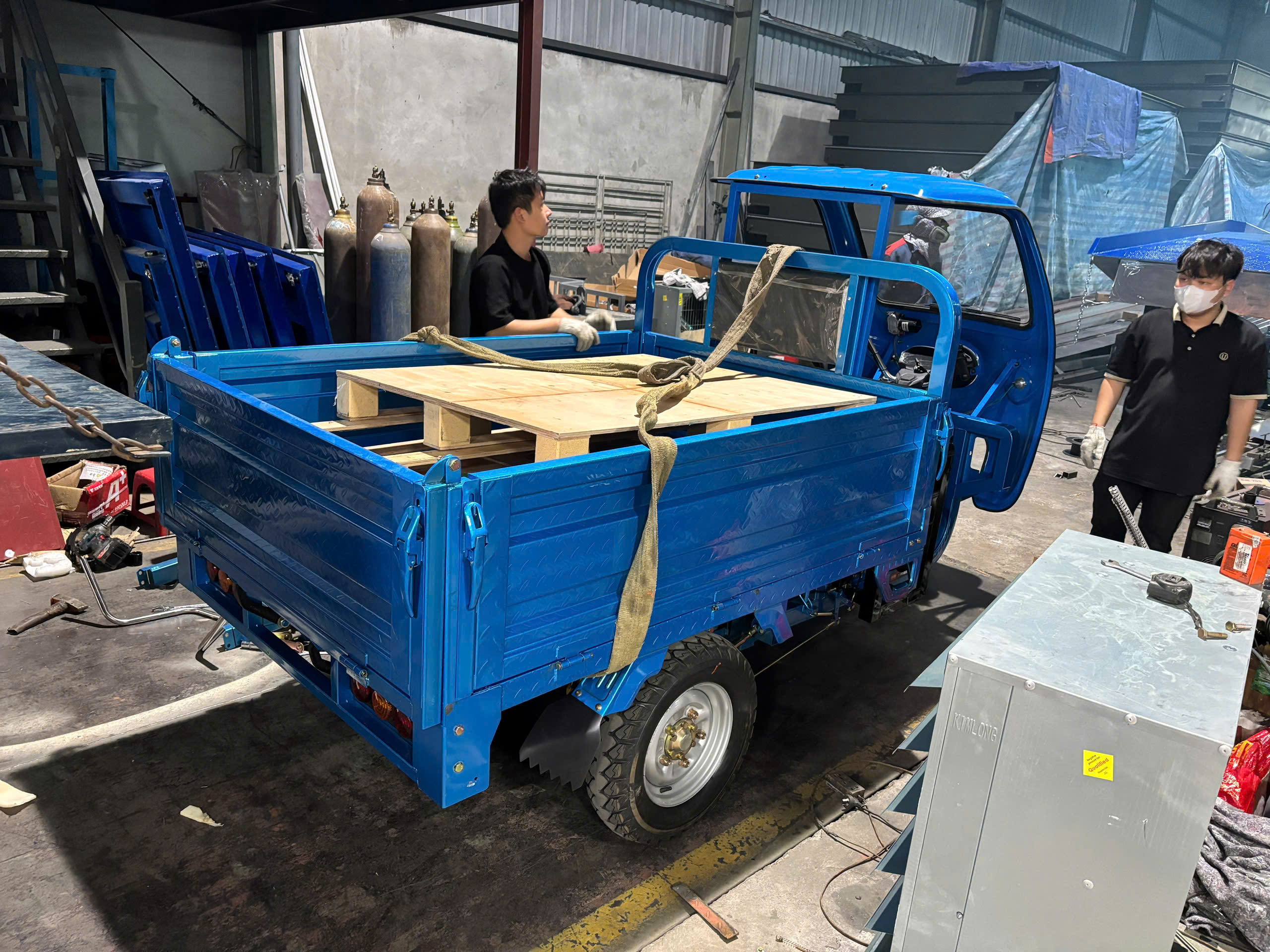 Xe Lôi Điện 3 Bánh Tải Trọng 700kg được bàn giao tại Phú Thọ, Thanh Hoá, Thái Nguyên