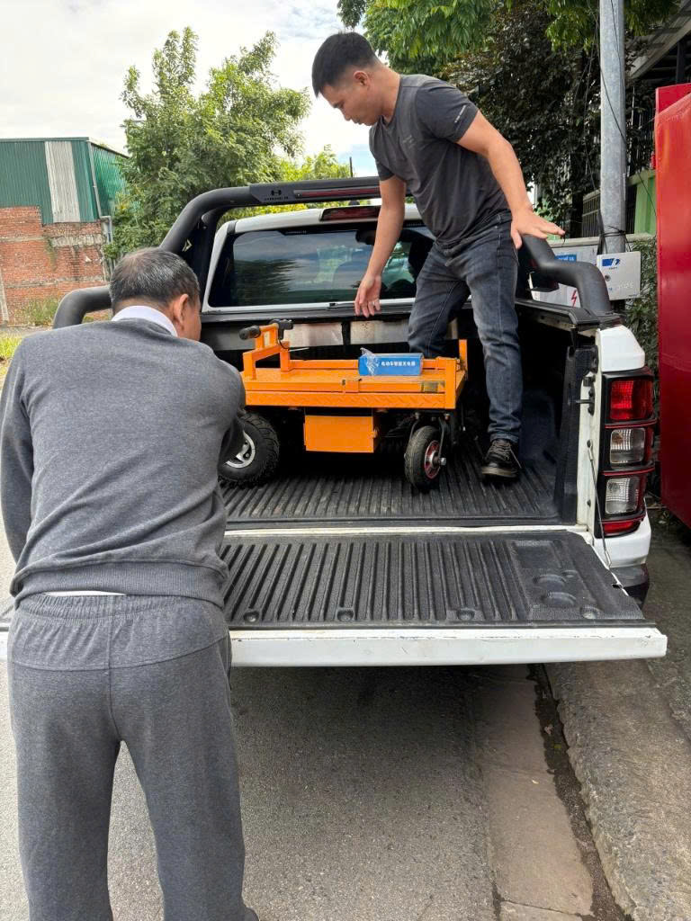 Bàn giao thành công Xe Đẩy Điện VISHIKO Model: DD8656 cho khách hàng tại Phú Thọ