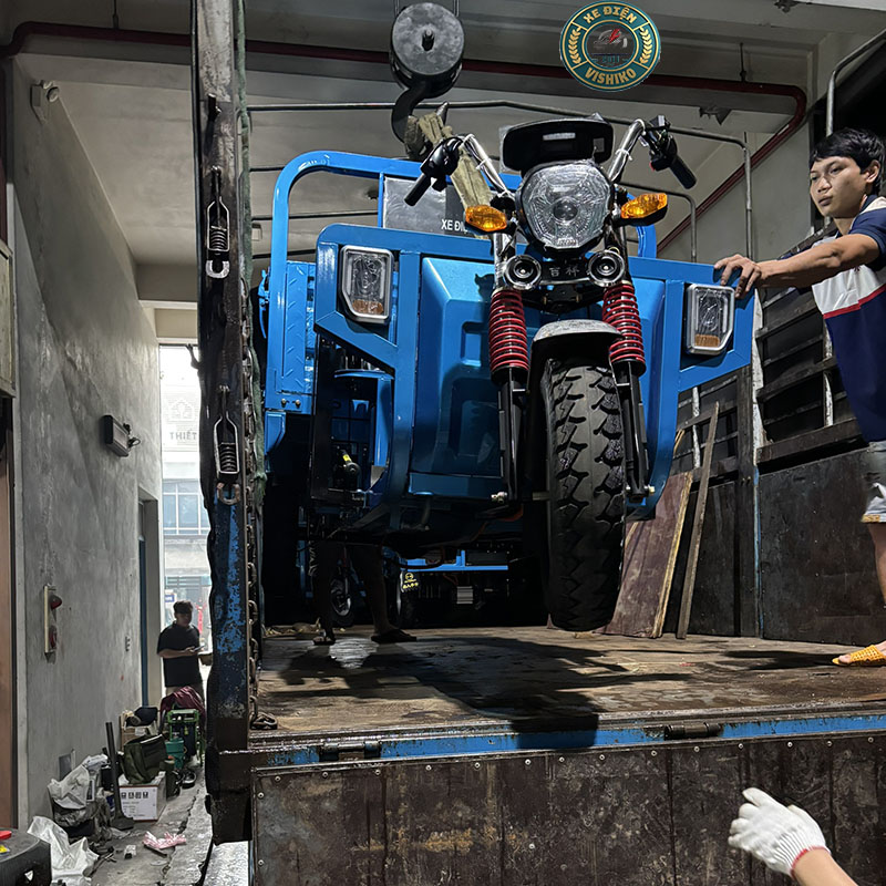 Xe ba gác điện chở hàng tải 1500kg 